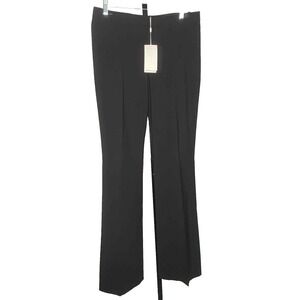 NEW Hugo Boss Womens Pants straight wool trousers black size 4‎ designer luxury